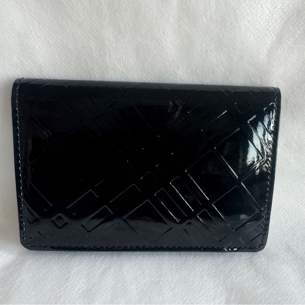 BURBERRY Patent Leather Card Case